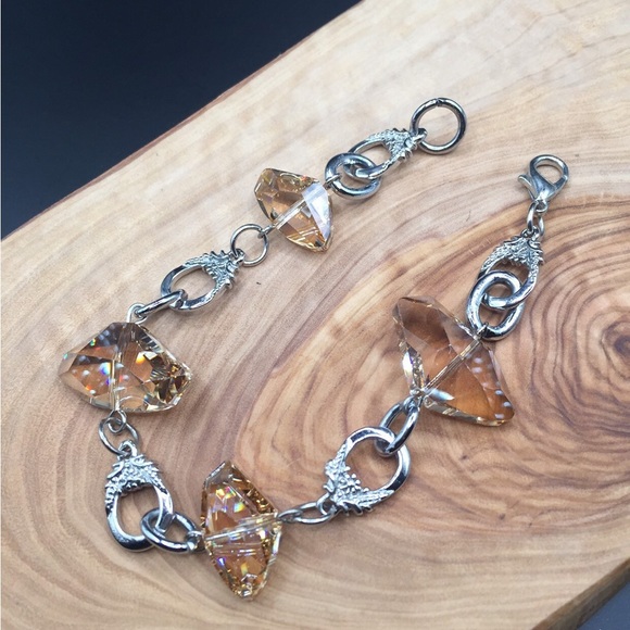 Bracelet with genuine Swarovski Crystals (NEW) - Picture 3 of 8